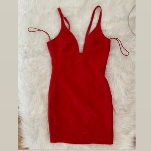 cinq a sept size zero red dress